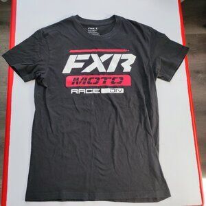 FXR Moto bikercore short sleeve T-shirt black men's size M